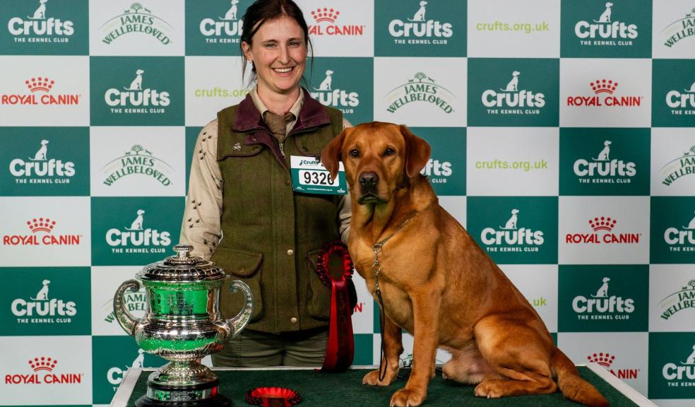 Crufts Gamekeepers winner Emma and Tweed