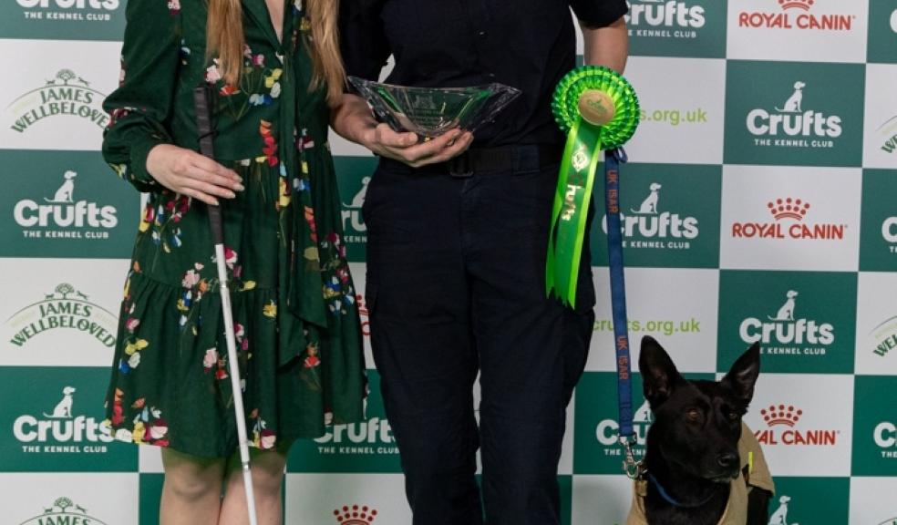 Crufts Kennel Club Hero Dog Award winner, Niamh, Darcy and Libby Clegg