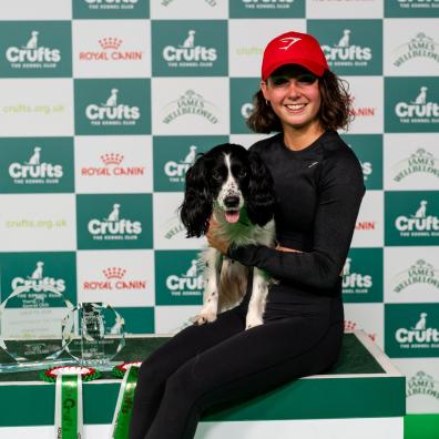 Crufts YKC Agility Dog of the Year winner Summer and Arrow